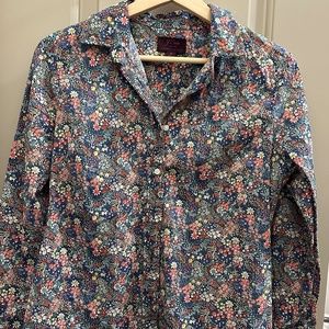 J. Crew Liberty Button up Shirt